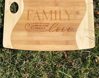 Personalized Bamboo Cutting Board, Large Cutting Board, Wedding Gift Cutting Board, Couple Cutting Board, Cutting Boards