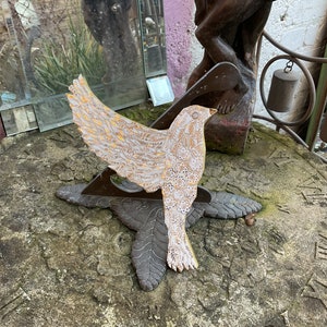 Mosaic Gold Antique China Dove