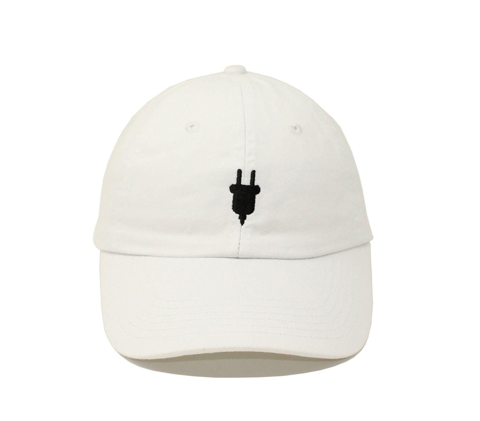 The Plug Embroidered Hat Adjustable Unstructured The Plug Etsy