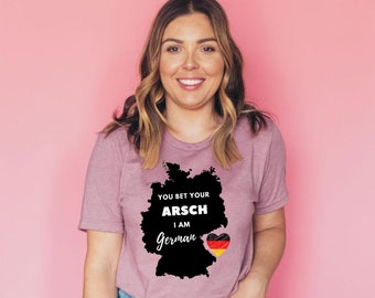 Germany T-Shirt For Women, Funny German Shirt, Funny Germany Tee, Germany Heritage Shirt, I Am German Tee, Deutschland Shirt, Germany Cloth