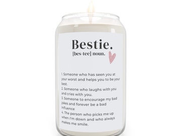 Personalized Bestie Candle | Bestie Definition Friendship Gift |Valentines Day Gift Valentines Day Gift For Best Friend Best Friend Birthday