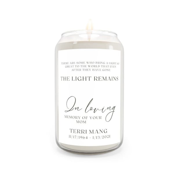 Death Anniversary Candle Etsy