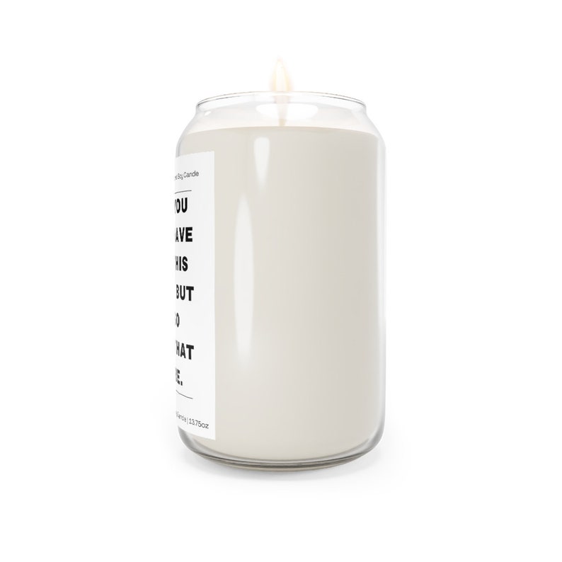 I Wish You Didn't Have To Be This Strong Support All Natural Soy Candle, Proud Of You Encouragement Gift, Cancer Fighter Survivor Uplifting image 8