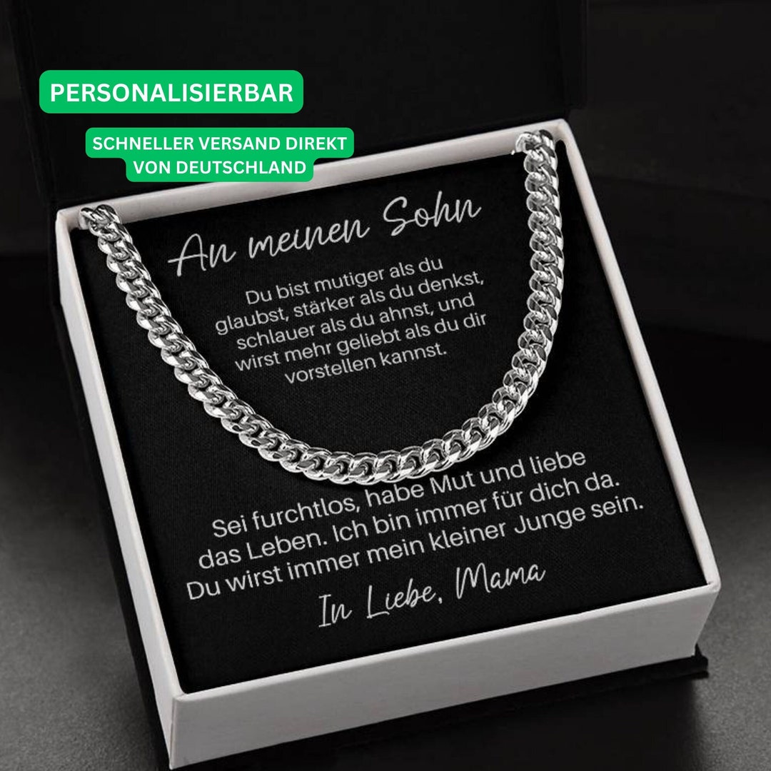 An Meinen Sohn Von Mama, Sohn Tolles Geschenk Von Mutter, Sohn