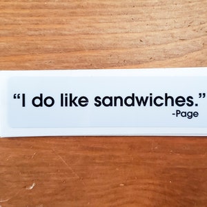 Page Likes Sandwiches - Sticker