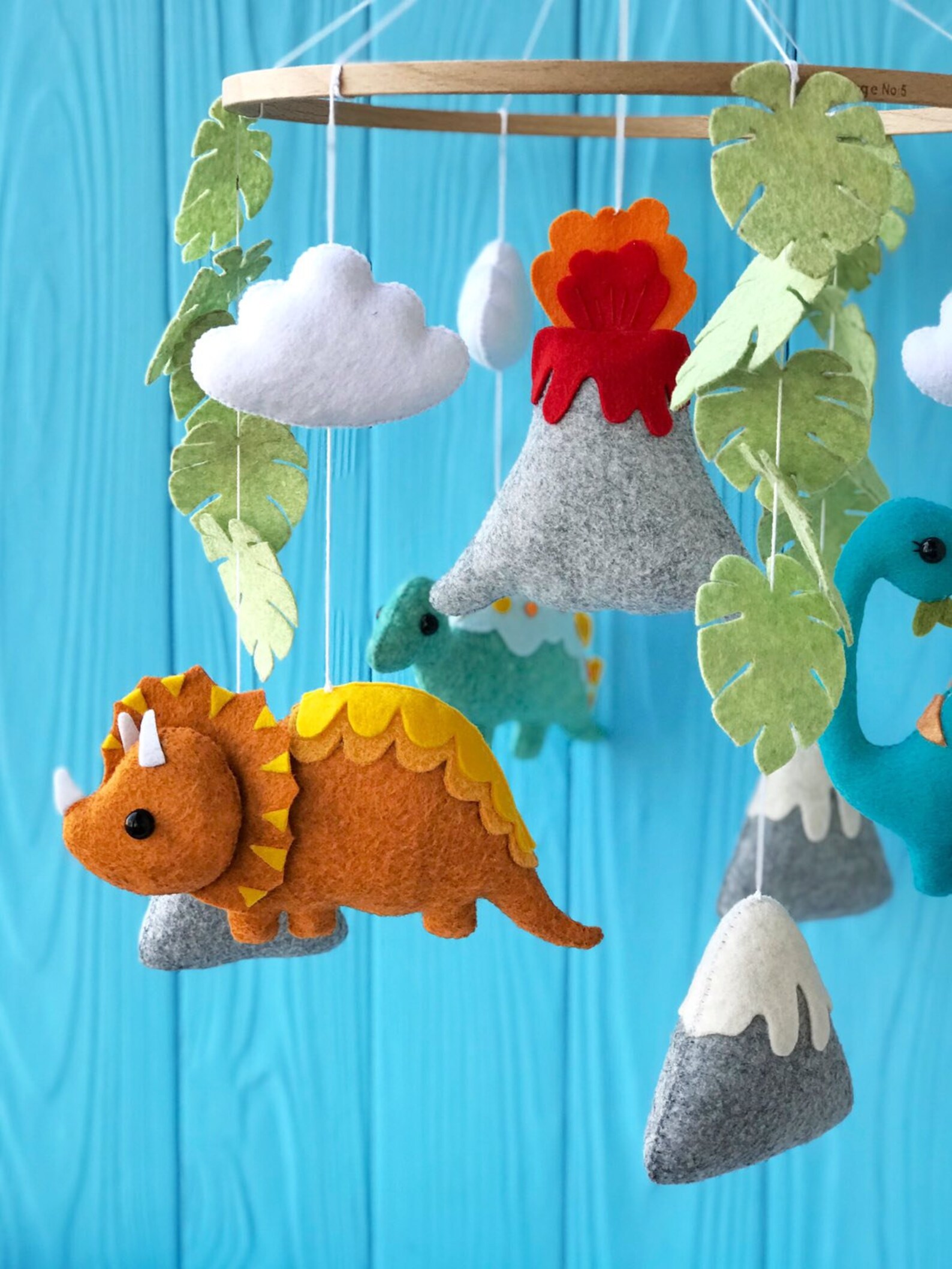 Baby mobile nursery dinosaur mobile crib mobile with Etsy