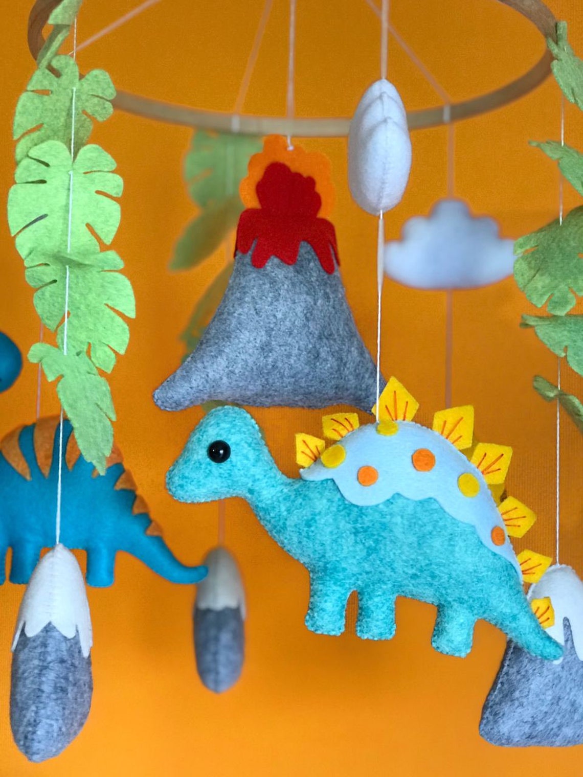 Baby mobile nursery dinosaur mobile crib mobile with Etsy