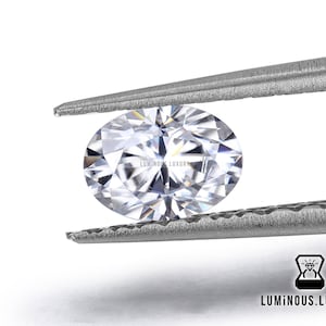 Colorless Oval Brilliant Cut 0.25 Carat to 6.50 Carat Full Fiery White Loose Moissanite| For Engagement Wedding Ring Earring Pendant Jewelry