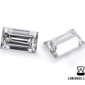Colorless Baguette Cut 5 x 2.50 MM 0.20 Carat Full Fiery White Loose Moissanite || For Engagement Wedding Ring Earring Pendant Jewelry Gift
