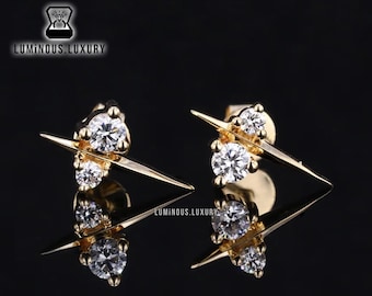 Moissanite Earring
