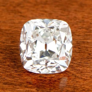 Old Mine Colorless Cushion Cut 7x5mm 1.00 Carat Full Fiery White Loose Moissanite | For Engagement Wedding Ring Earring Pendant Jewelry Gift