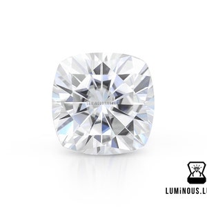 Colorless Cushion Cut 0.10 Carat to 8.00 Carat Full Fiery White Loose Moissanite | For Engagement Wedding Ring Earring Pendant Jewelry Gift