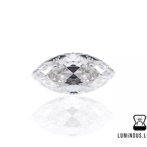 Colorless Marquise Cut 10 x 5 MM 1.00 Carat Full Fiery White Loose Moissanite || For Engagement Wedding Ring Earring Pendant Jewelry Gift