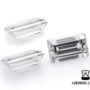 Colorless Baguette Cut 4 x 2 MM 0.10 Carat Full Fiery White Loose Moissanite || For Engagement Wedding Ring Earring Pendant Jewelry Gift