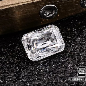 Antique Criss Cut 8 X 6 MM 1.70 Carat Colorless Full Fiery White Loose Moissanite || For Engagement Wedding Ring Earring Pendant Jewelry