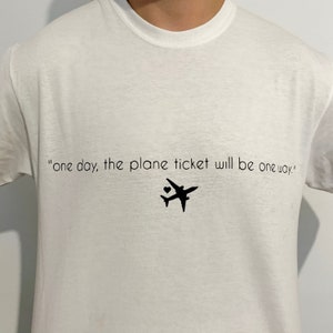 Camisa de cita de relaciones de larga distancia
