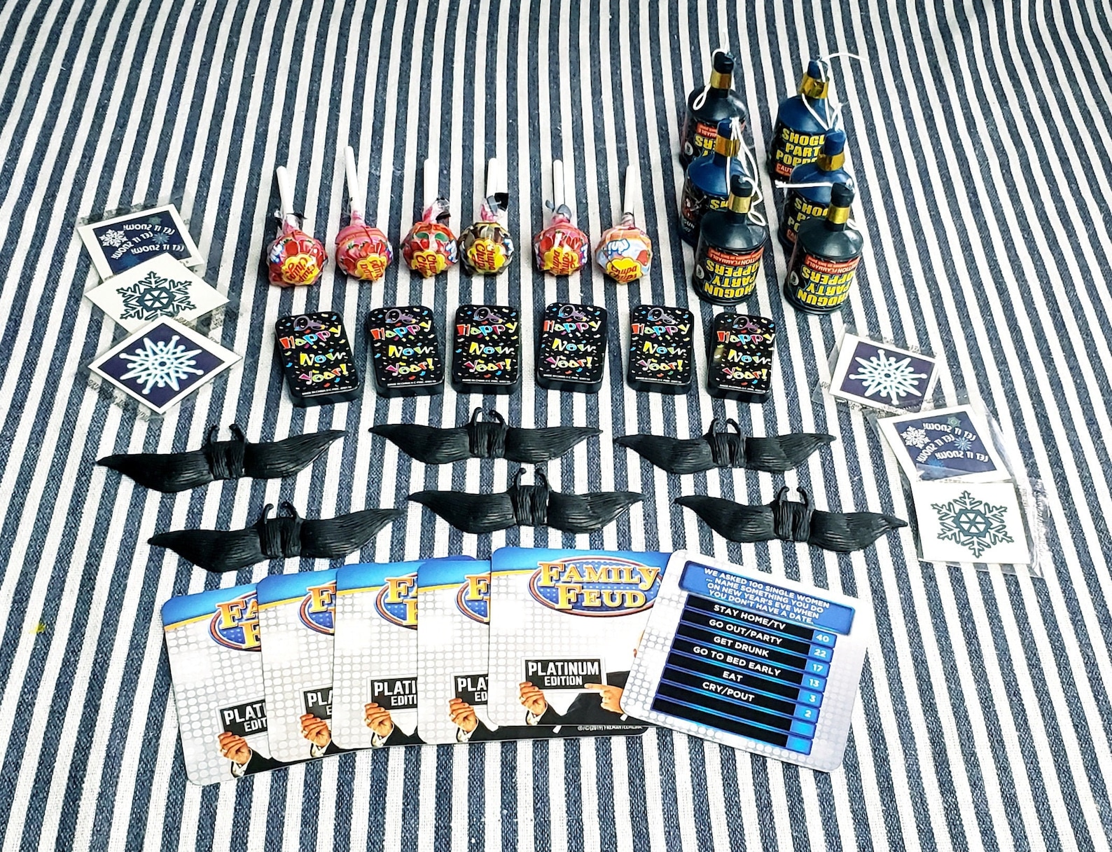 6 Christmas Cracker Fillers Kit DIY set of 6 New Year's Etsy