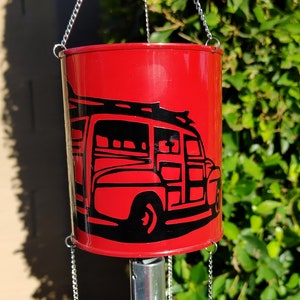 Tooned Woody Diecast Vehicles-Wind Chimes Handmade #C3-2316