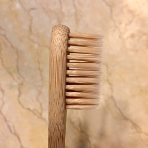 Bamboo Toothbrush Vegan Biodegradable Zero Waste Eco Friendly Environmentally Sustainable Soft Firm Compostable Tooth Brush Gentle on Teeth