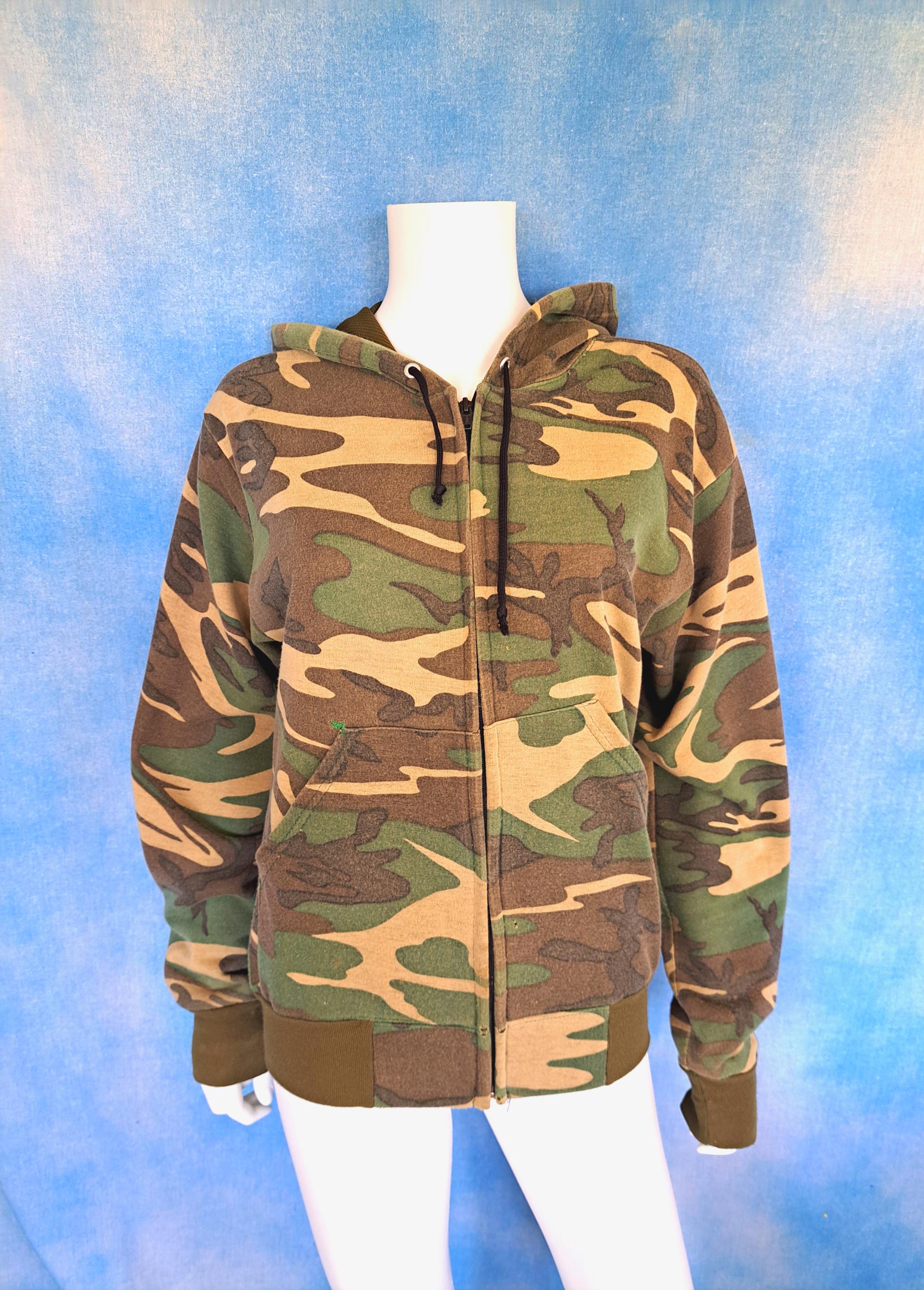 Vintage Zip up Hoodie Waffle Lined - Etsy