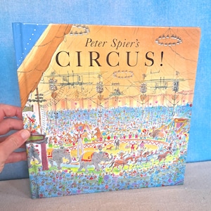 Vintage 1992 FIRST EDITION Peter Spier&#39;s CIRCUS! Hardcover Childrens Book/ Doubleday