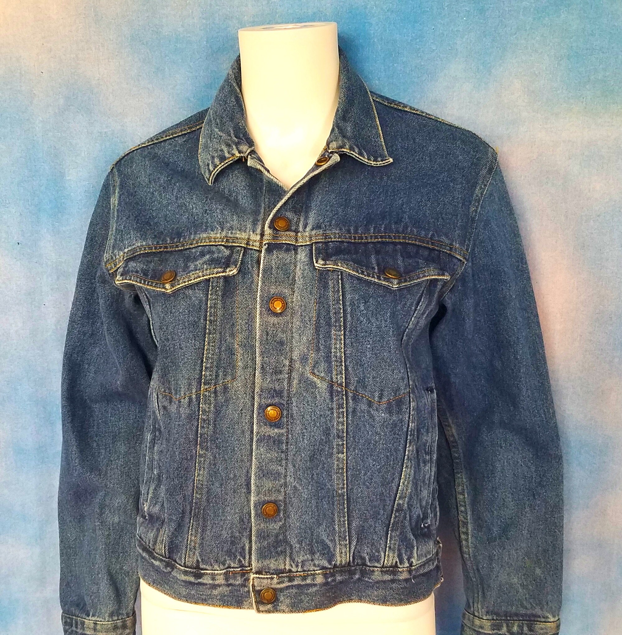 ジャケット・アウター stein Tweed Gingham Trucker Jacket S Vintage 1990's Levi Oversized 2 Pocket Superwash Trucker