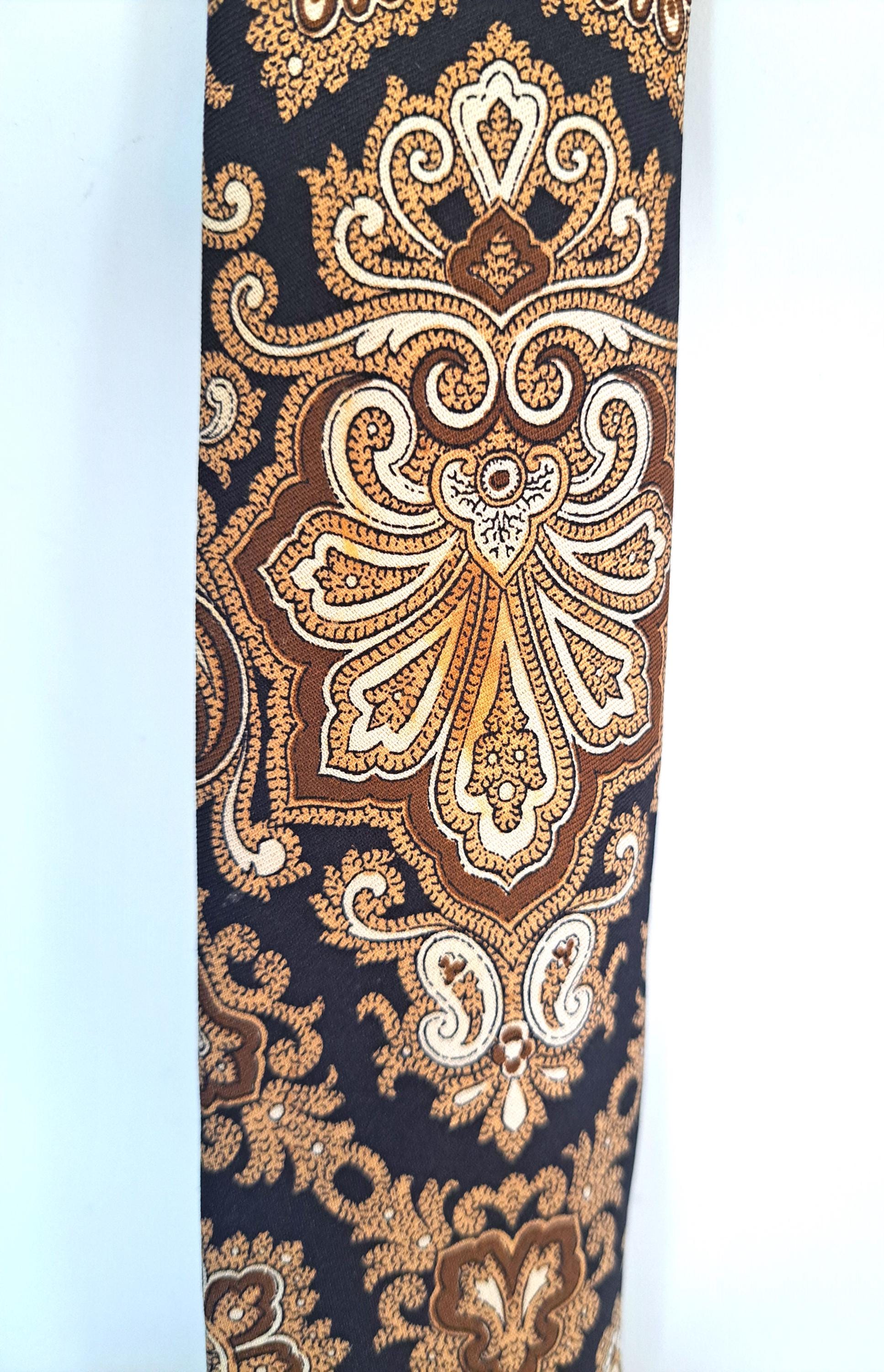 参考上代16500円 未使用 el conductorH PRINT SILK TIE 'FLAME プリント シルク ネクタイ フレイム柄 コンダクター PD23AAC07 ブラック 2 （4575M） 参考上代16500円 未使用 el conductorH PRINT SILK TIE 'FLAME