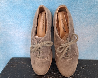 Hush Puppies Shoes - Mens Size 7.5 M - Vintage 1990's - Olive