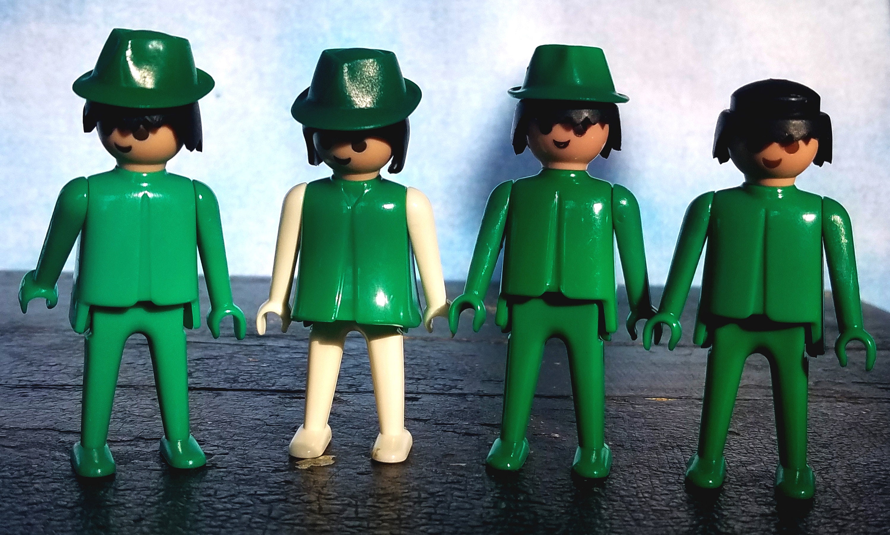 Vintage 1974 Plastic Articulated Colorful Playmobil Toy