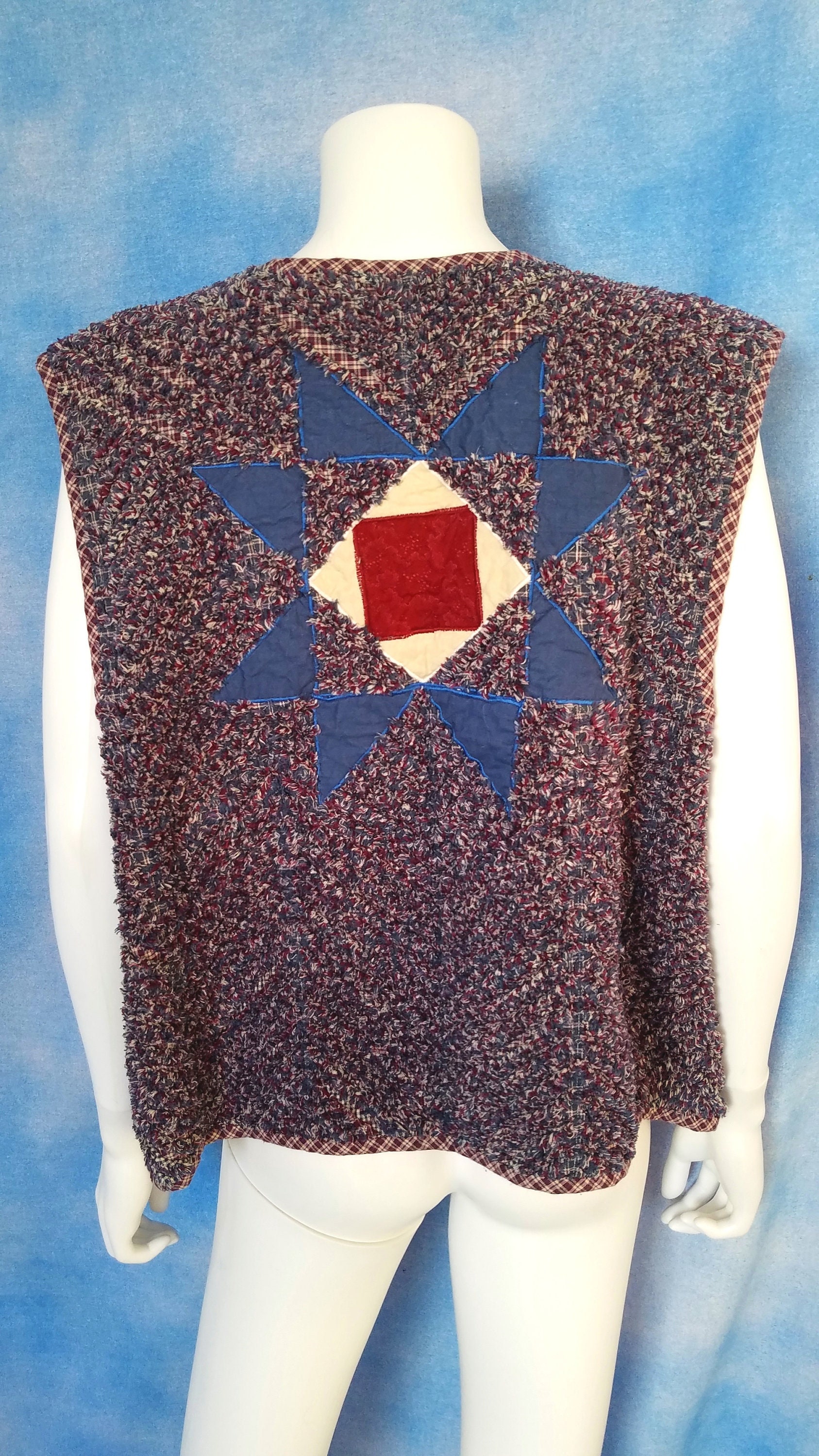 美品◎ 70s Sears Vintage Quilting Vest VTG 70s Sears Fileldmaster Green Thermal Zip Front Layering