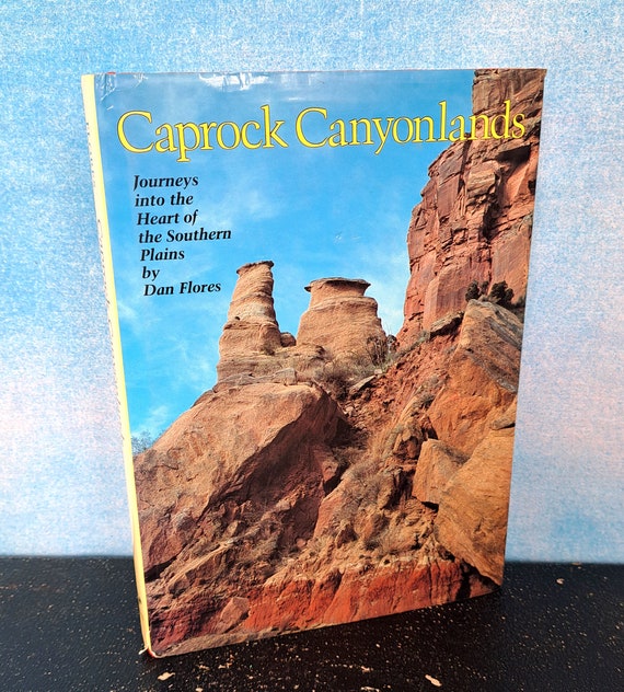 Vintage 1990 Large Hardcover Book, Caprock Canyonlands: Journeys