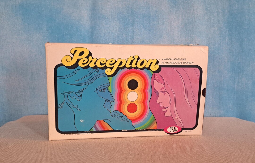 Perception Card Game Vintage 1971 Perception Board Game,