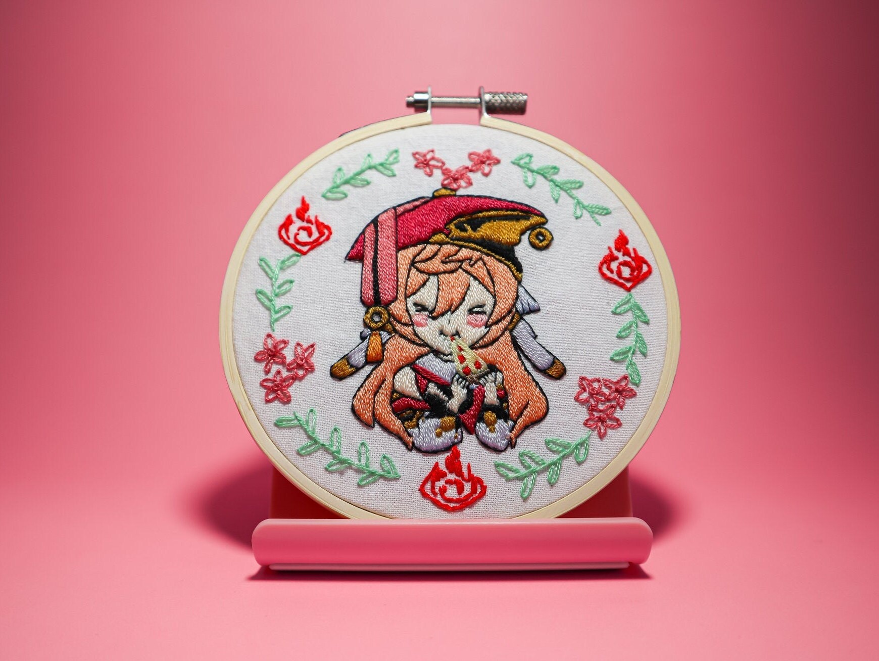 Genshin x Impact Yanfei Hand Embroidery | Etsy