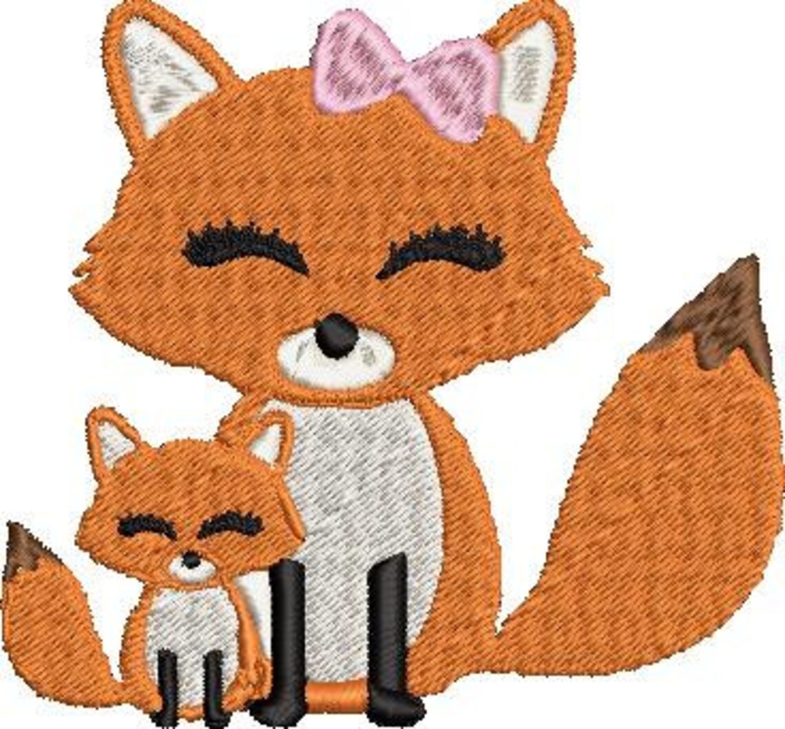 Woodland Creatures Embroidery Design Pattern BUNDLE deer Fox - Etsy