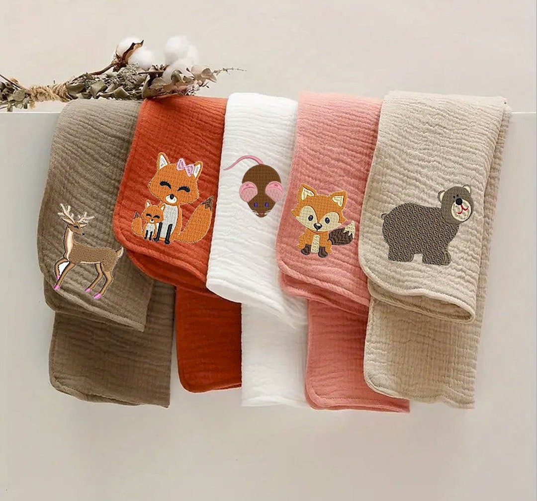 Woodland Creatures Embroidery Design BUNDLE deer Fox Bear Mouse Machine ...