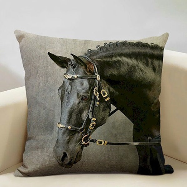 Horse Pillow Etsy