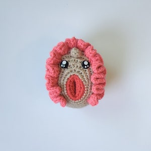 Yarnussy Crochet Pattern  - Amigurumi Pattern - Plush Pattern - Crochet Vulva Pattern