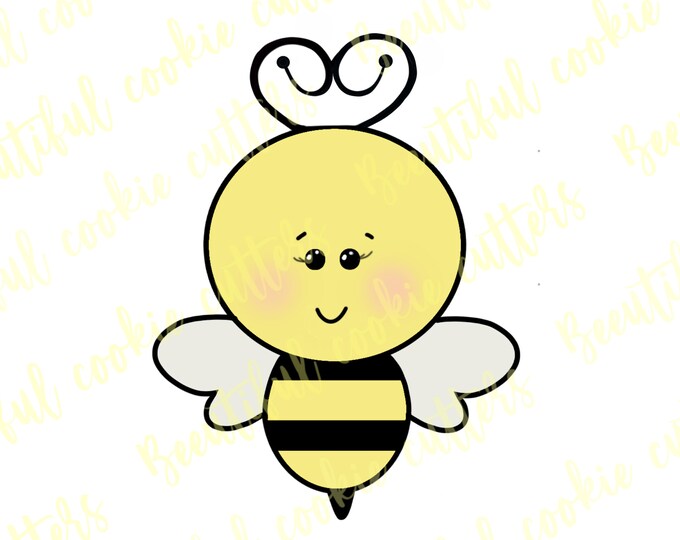 Cute Bee Cookie Cutter Etsy
