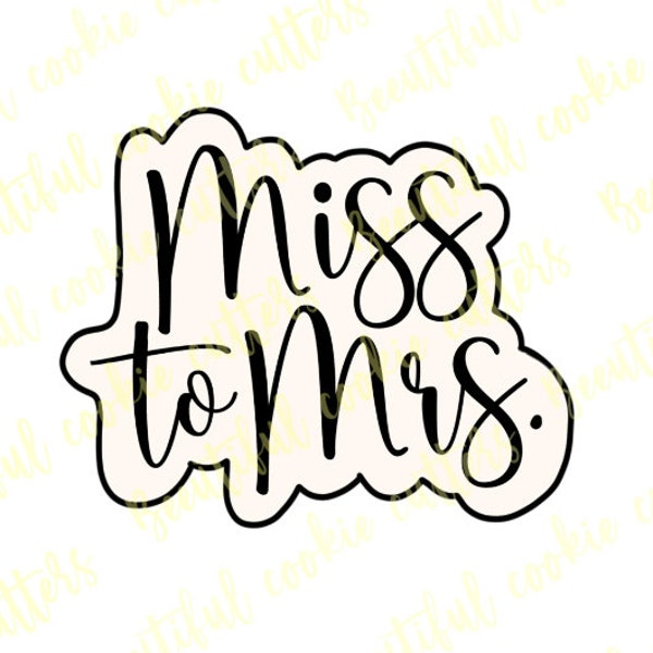 Miss to Mrs - Etsy