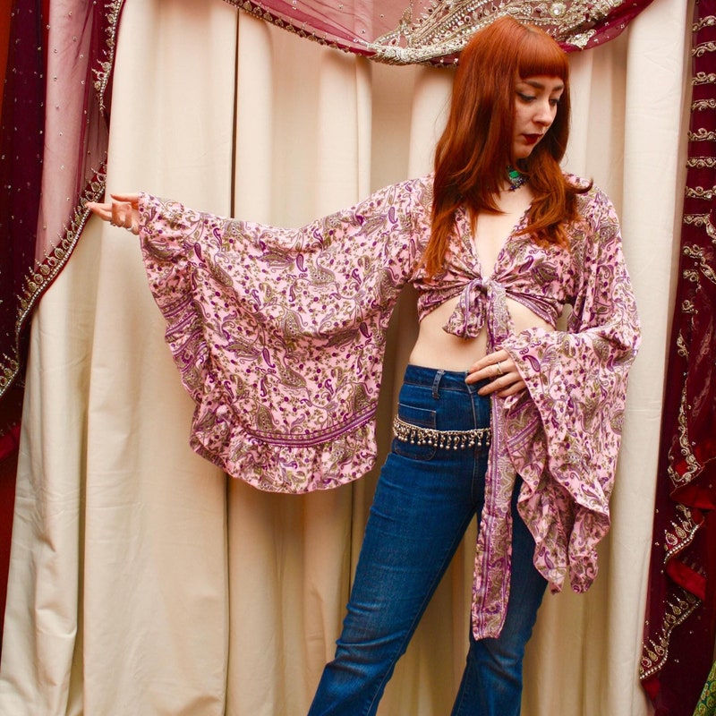 Dusty Rose Peplum Shirt And Chino Pant Set main image 0