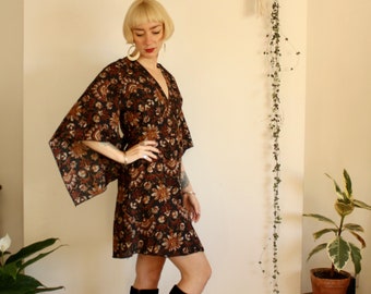 flare sleeve maxi dress