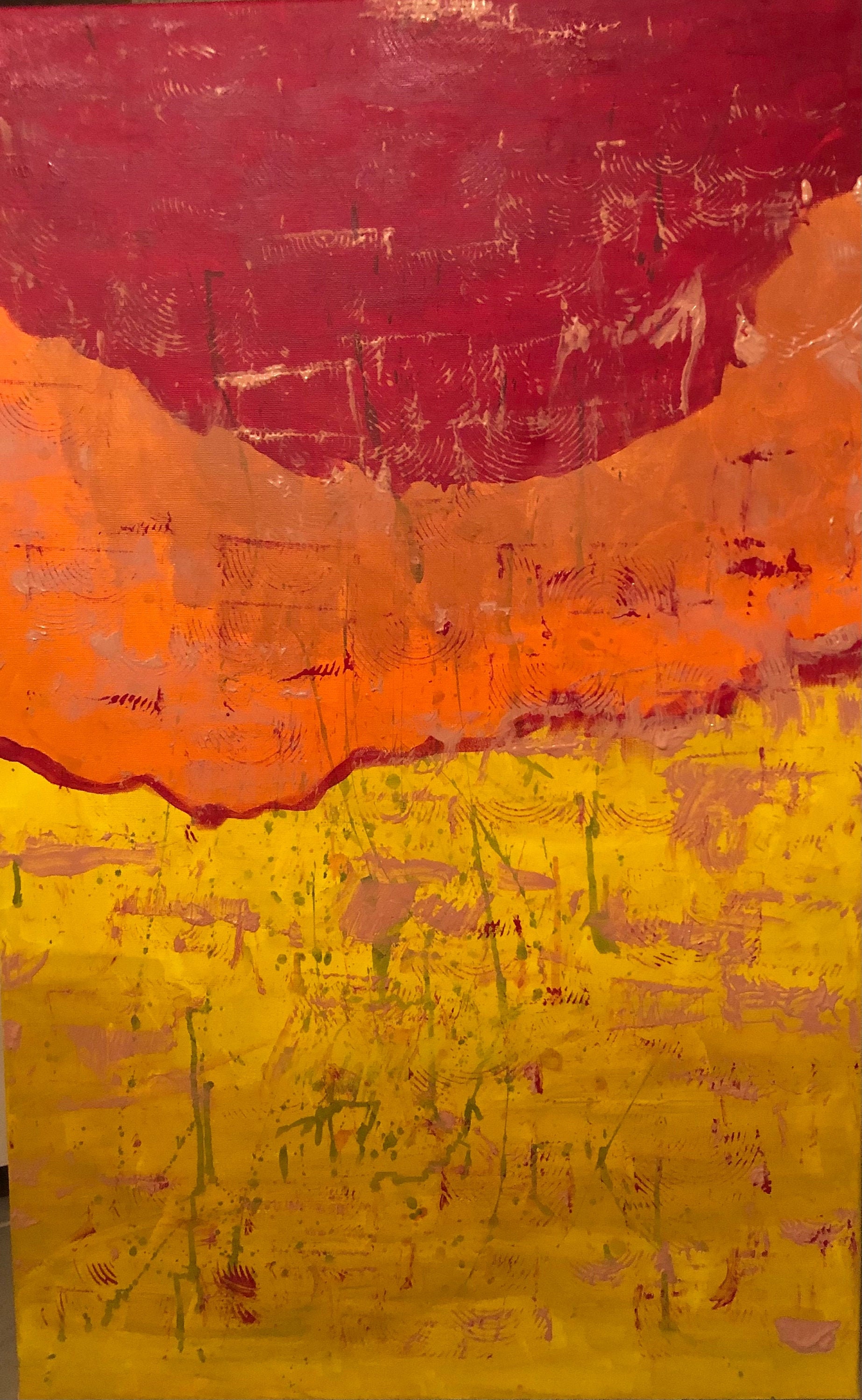 Peinture acrylique de 70cm * 50cm