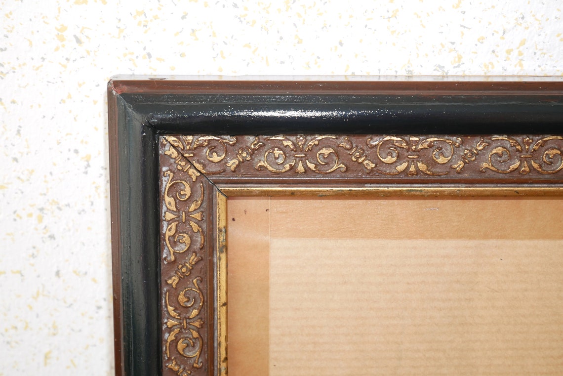Reconstructed plaster picture frame from 1907 for 220 mm x 280 Etsy
