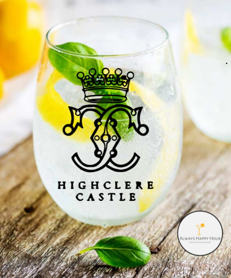 Highclere Castle Downton Abbey. Downton Abbey Wine Glass Etsy