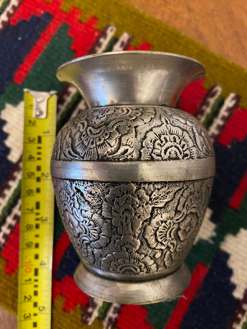 Made in India Small Metal Vases Etsy