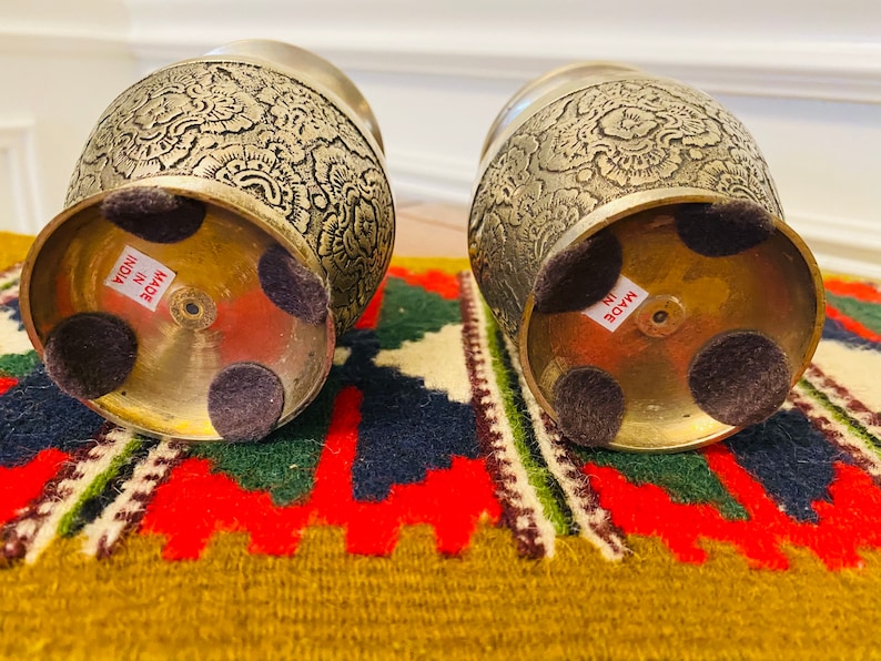 Made in India Small Metal Vases Etsy