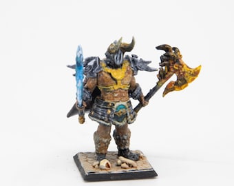 Hand Painted Kincaid the Dragon Slayer Miniature: Hero Forge TTRPG