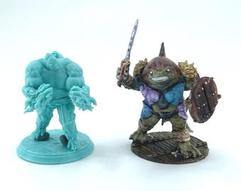 FDM Printed and Painted Custom Miniatures and Monsters (HeroForge, Eldritch Foundry, Titancraft, etc.)