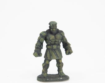 Hand Painted Stone Golem Miniature: Temple Guardian for D&D, Pathfinder