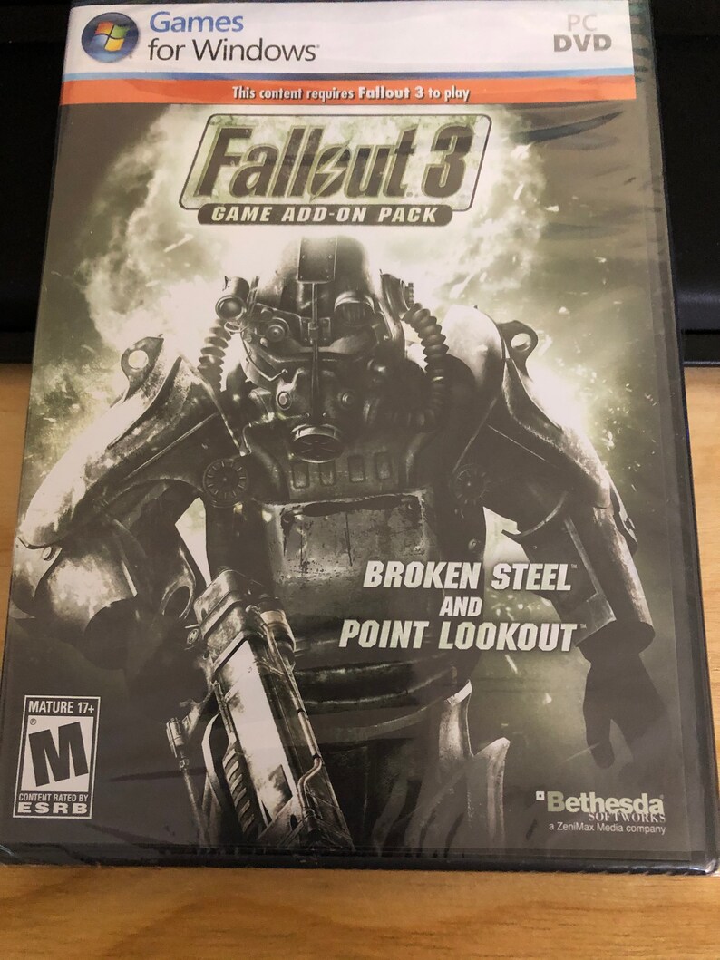 Fallout 3 game add-on Broken Steel /& Point Lookout NEW